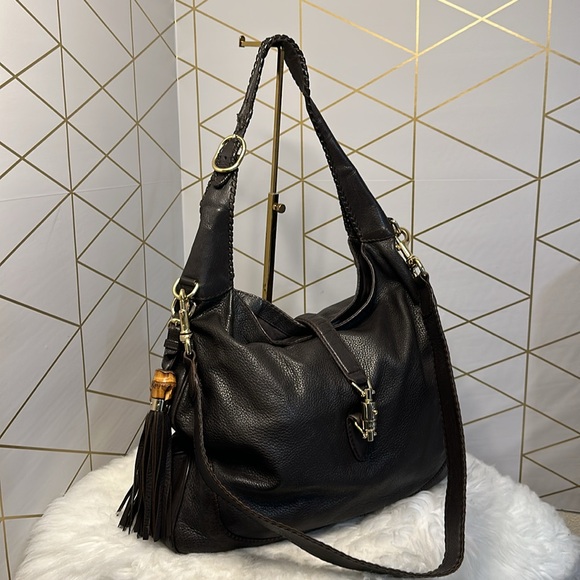 💯Authentic Gucci Hobo Leather Handbag🍀 - Picture 8 of 16